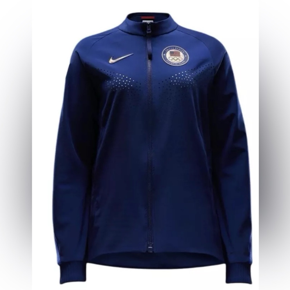 NWT Women’s NIKE Dri Fit TEAM USA PARIS OLYMPIC GAMES PODIUM JACKET SZ M